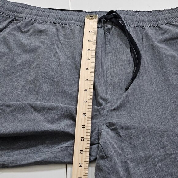 Silver Jeans Ashton Joggers Mens XL Gray Drawstrings Pockets Logo Stretch Active - Picture 6 of 14